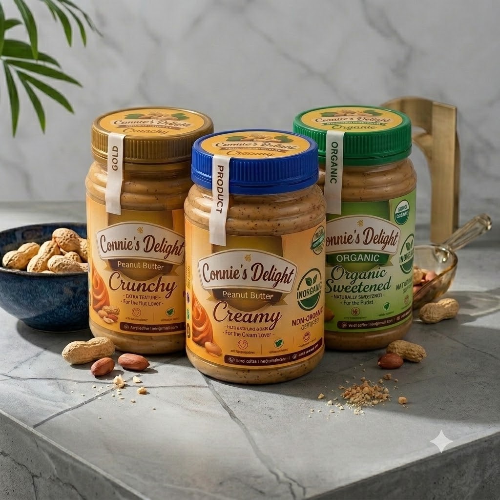 Connie's Delight Peanut Butter Products